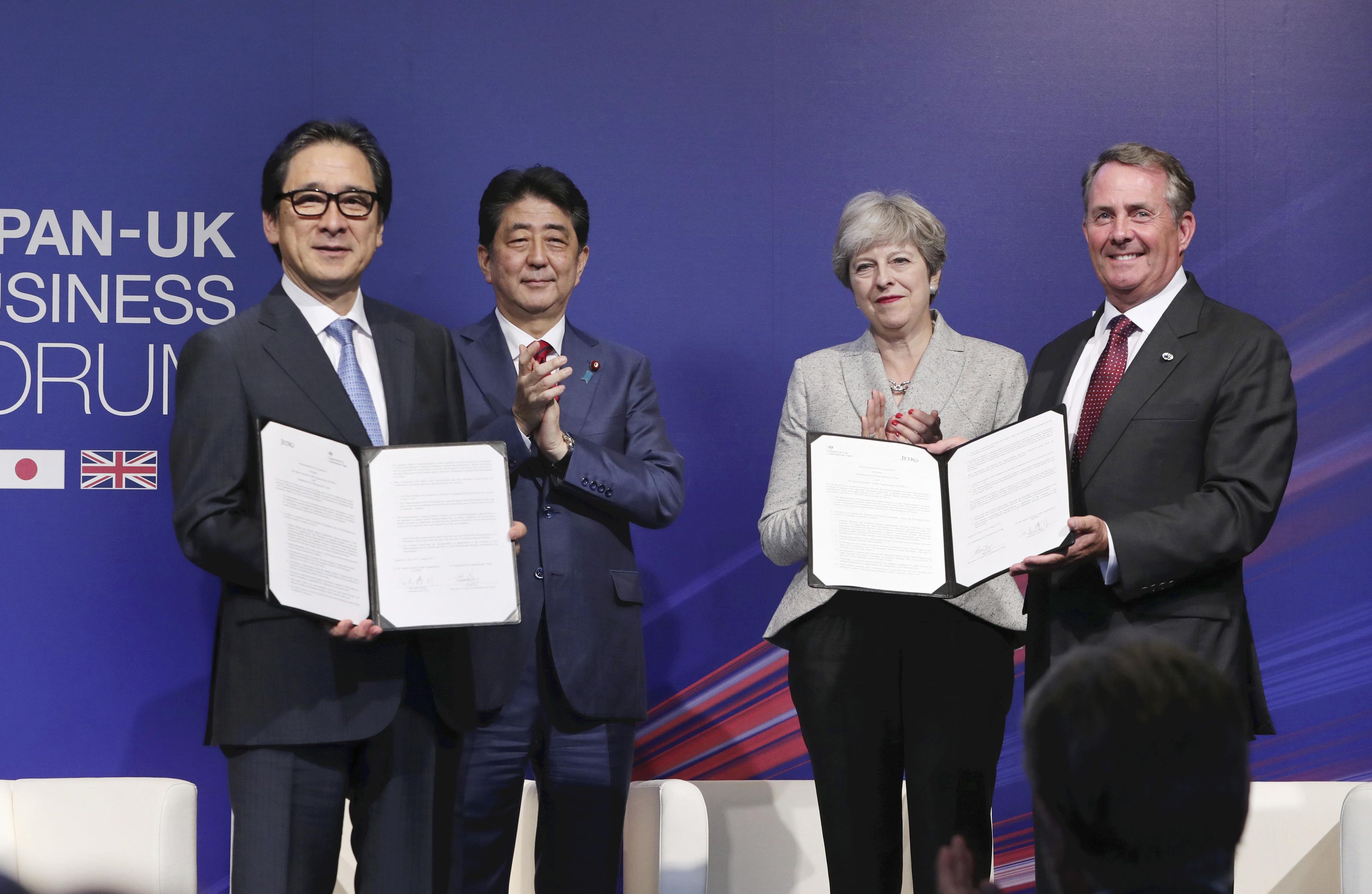 توقيع مذكرة تفاهم بين بريطانيا واليابان بحضور رئيس الوزراء