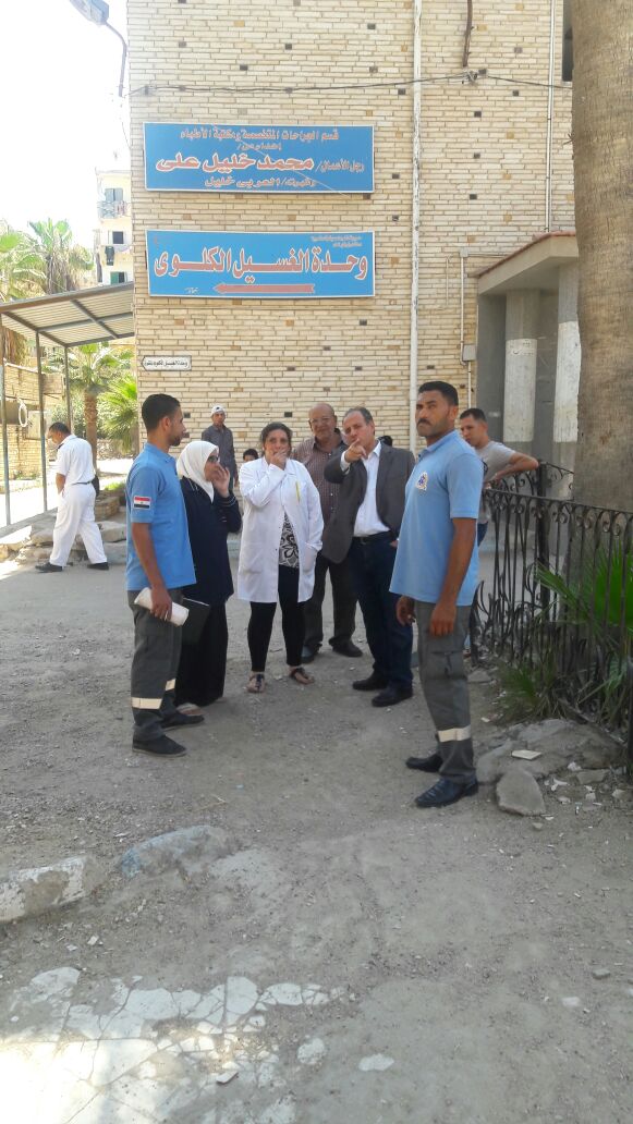 محافظ الإسكندرية يزور مستشفى أبو قير العام (1)