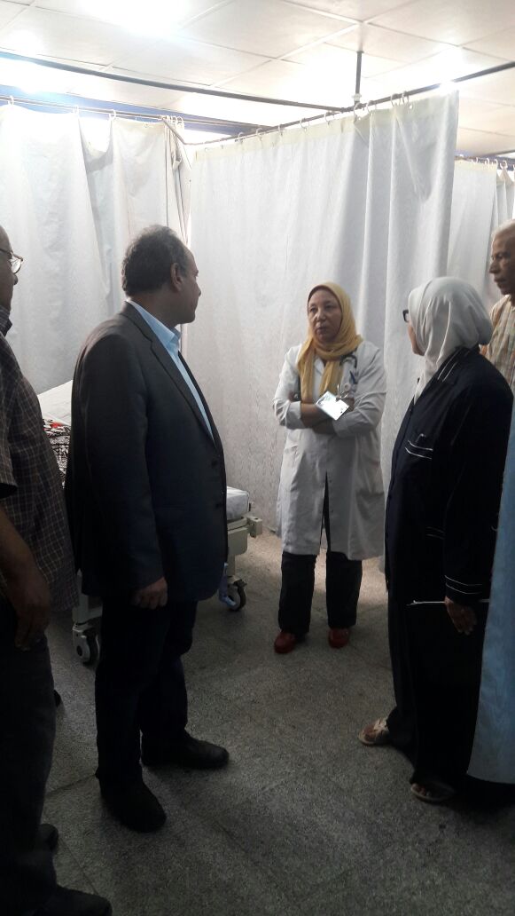 محافظ الإسكندرية يزور مستشفى أبو قير العام (4)