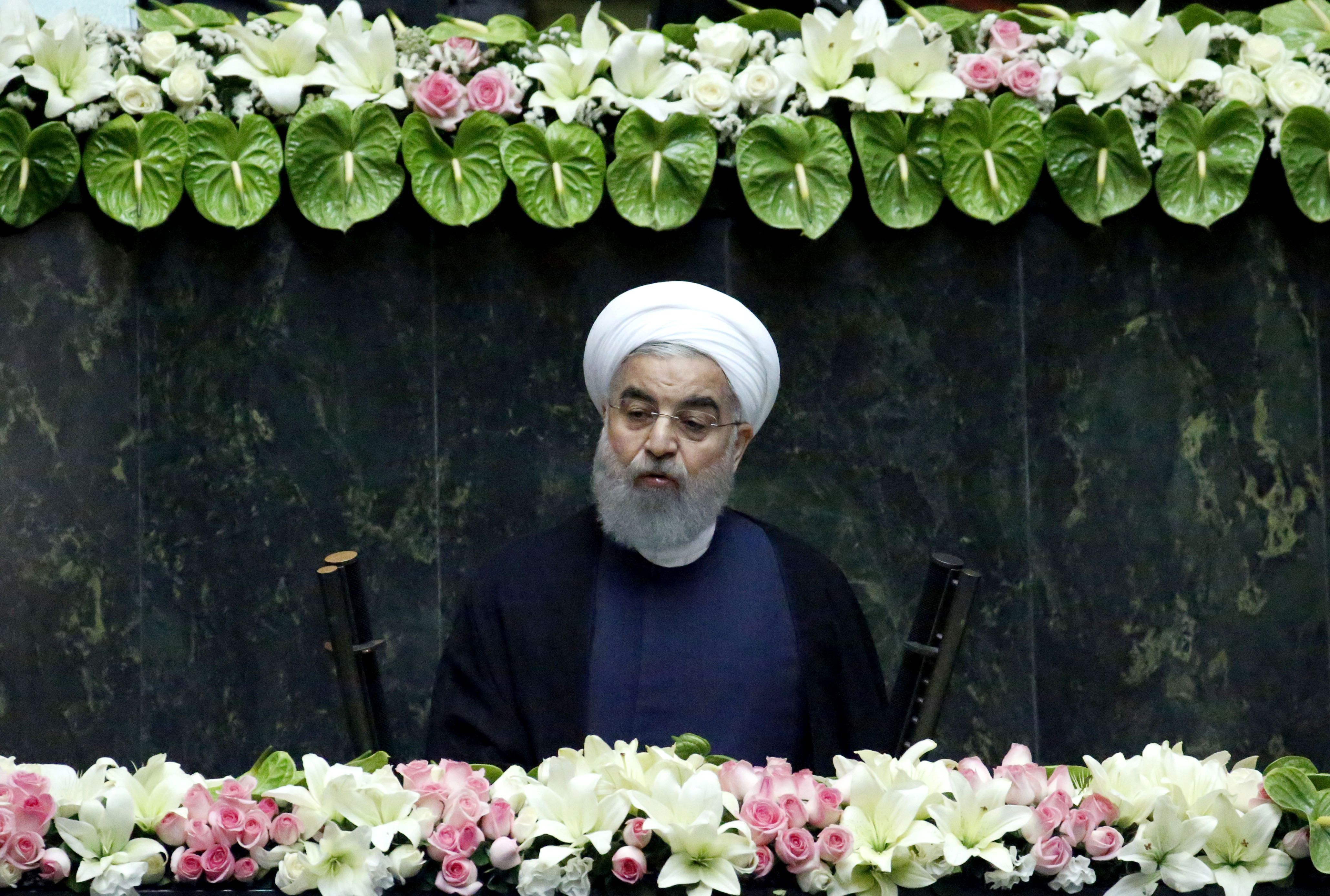 كلمة الرئيس روحانى فى حفل أداء اليمين الدستورية