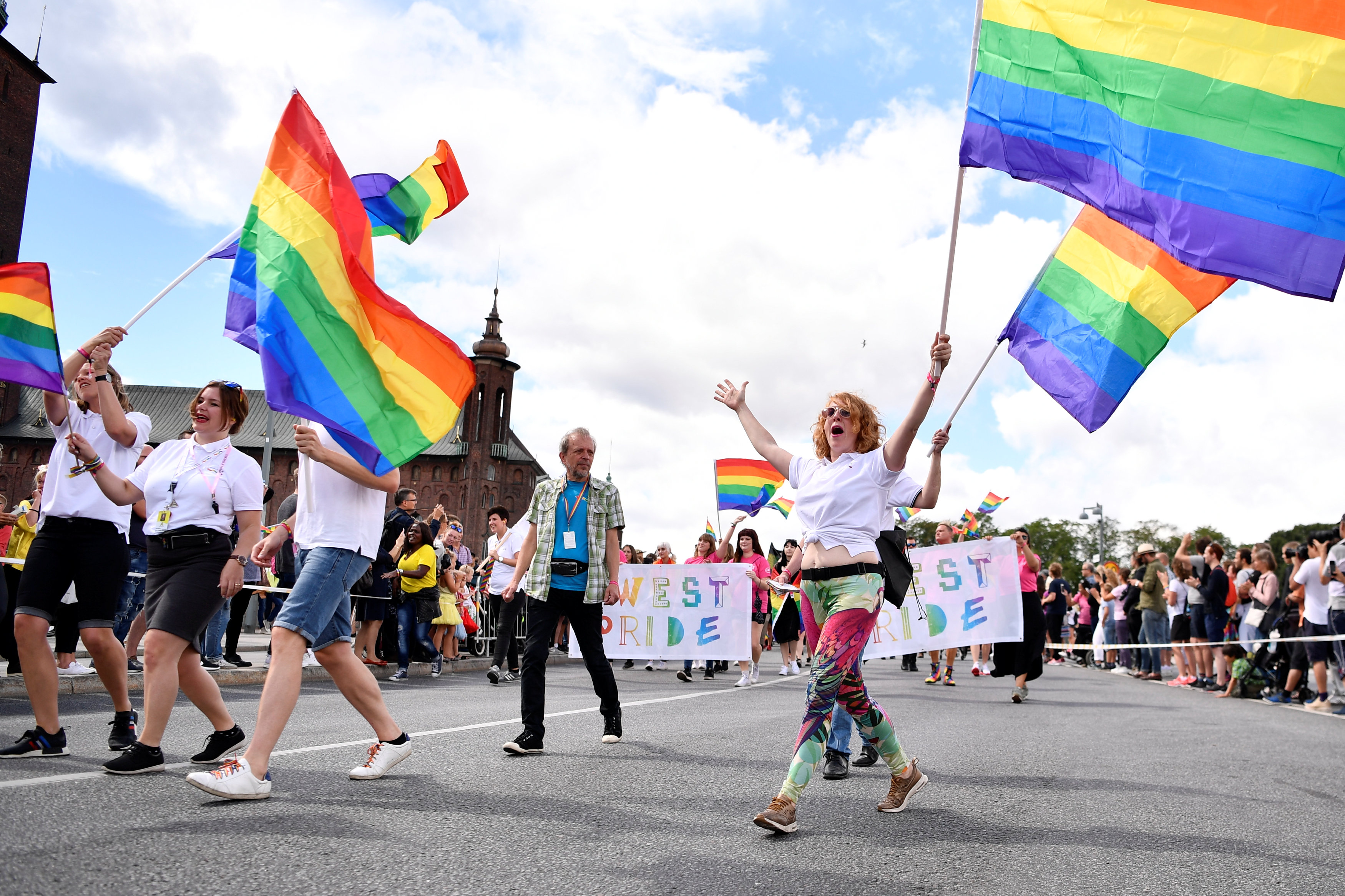 مسيرة للمثليين فى السويد