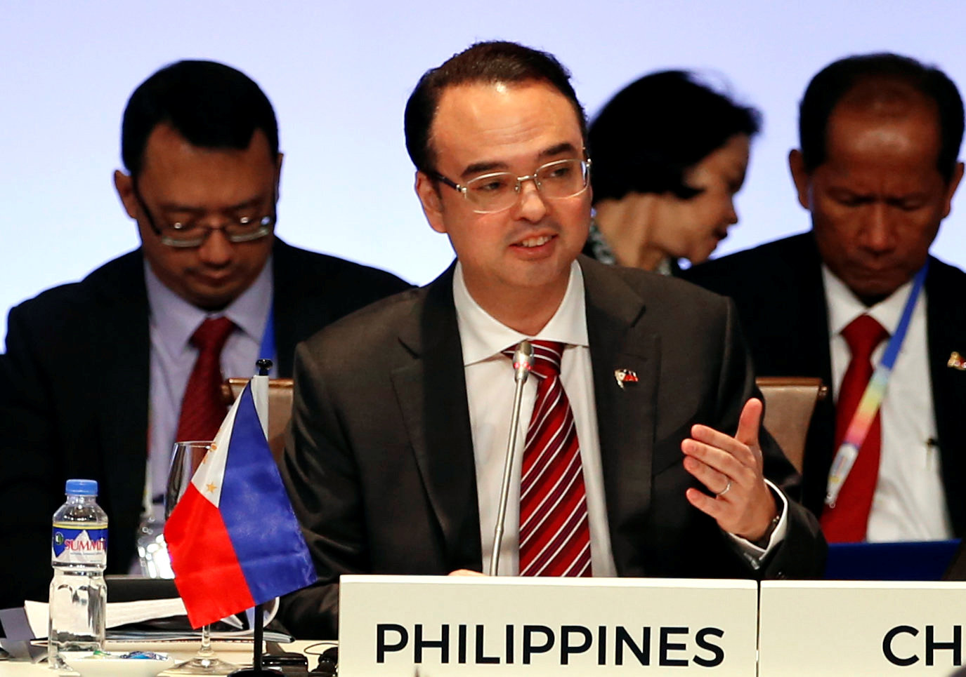 كلمة وزير الخارجية الفلبينى خلال اجتماع دول الآسيان