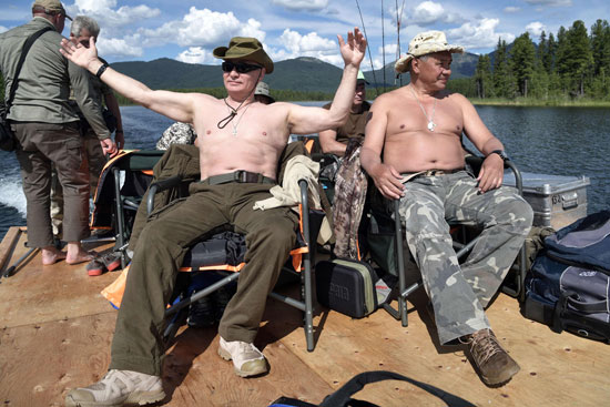 الرئيس بوتين ووزير الدفاع الروسى