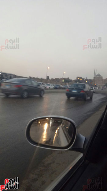 كثافات مرورية بسبب كسر ماسورة (1)
