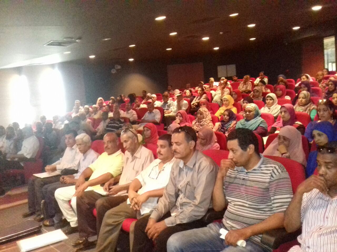   جانب من الحضور لفعاليات اجتماع مراجعة الضمان بالاقصر