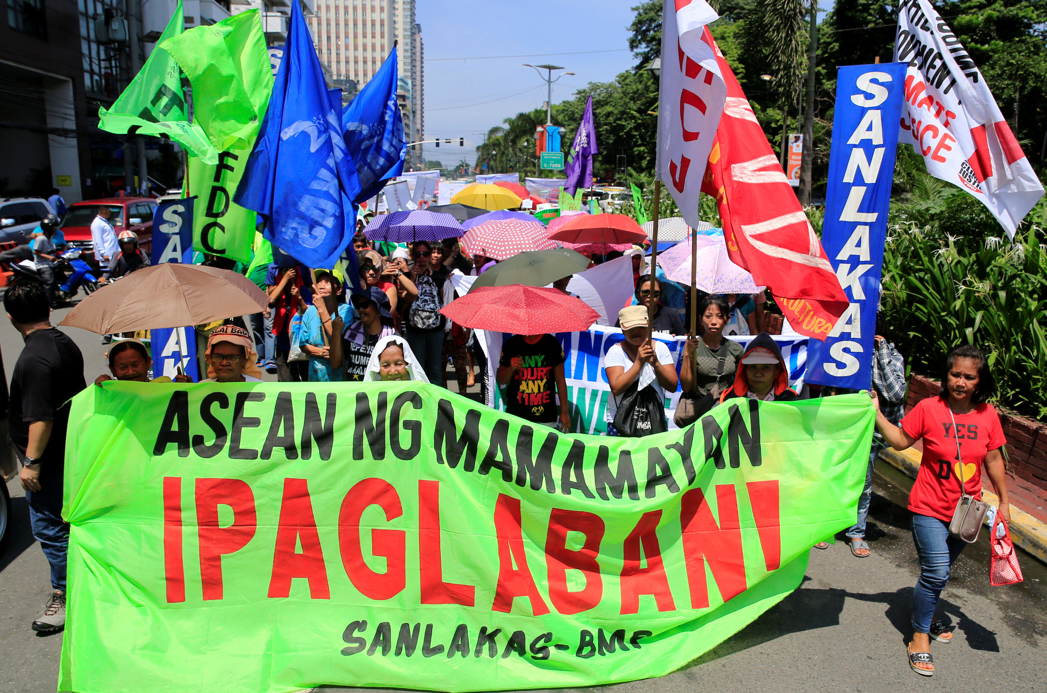 مظاهرات فى الفلبين ضد عدم المساواة