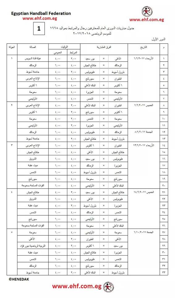 دورى المحترفين 1