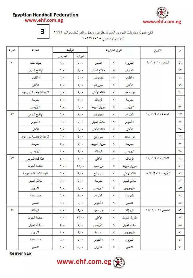 دورى المحترفين 3