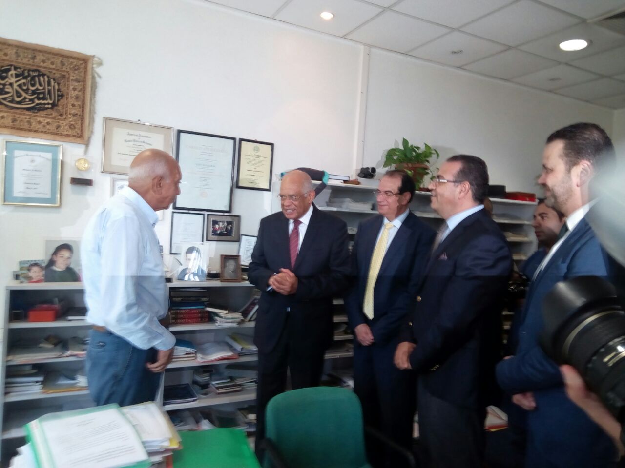 الدكتور على عبد العال رئيس مجلس النواب فى جامعة المنصورة