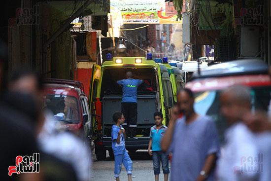 اثار مداهمه الارهاب فى ارض اللوا (6)