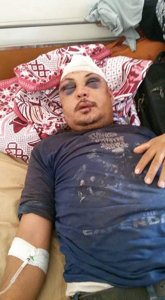 المجني عليه يعاني من جروح وكدمات (2)