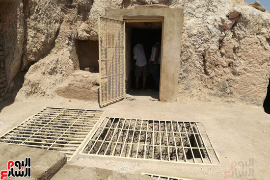 مدخل مقبرة أمنمحات بدراع أبوالنجا