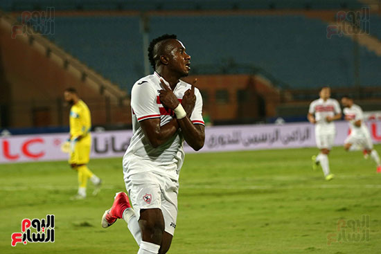 كاسونجو سجل هدف الزمالك أمام الإنتاج