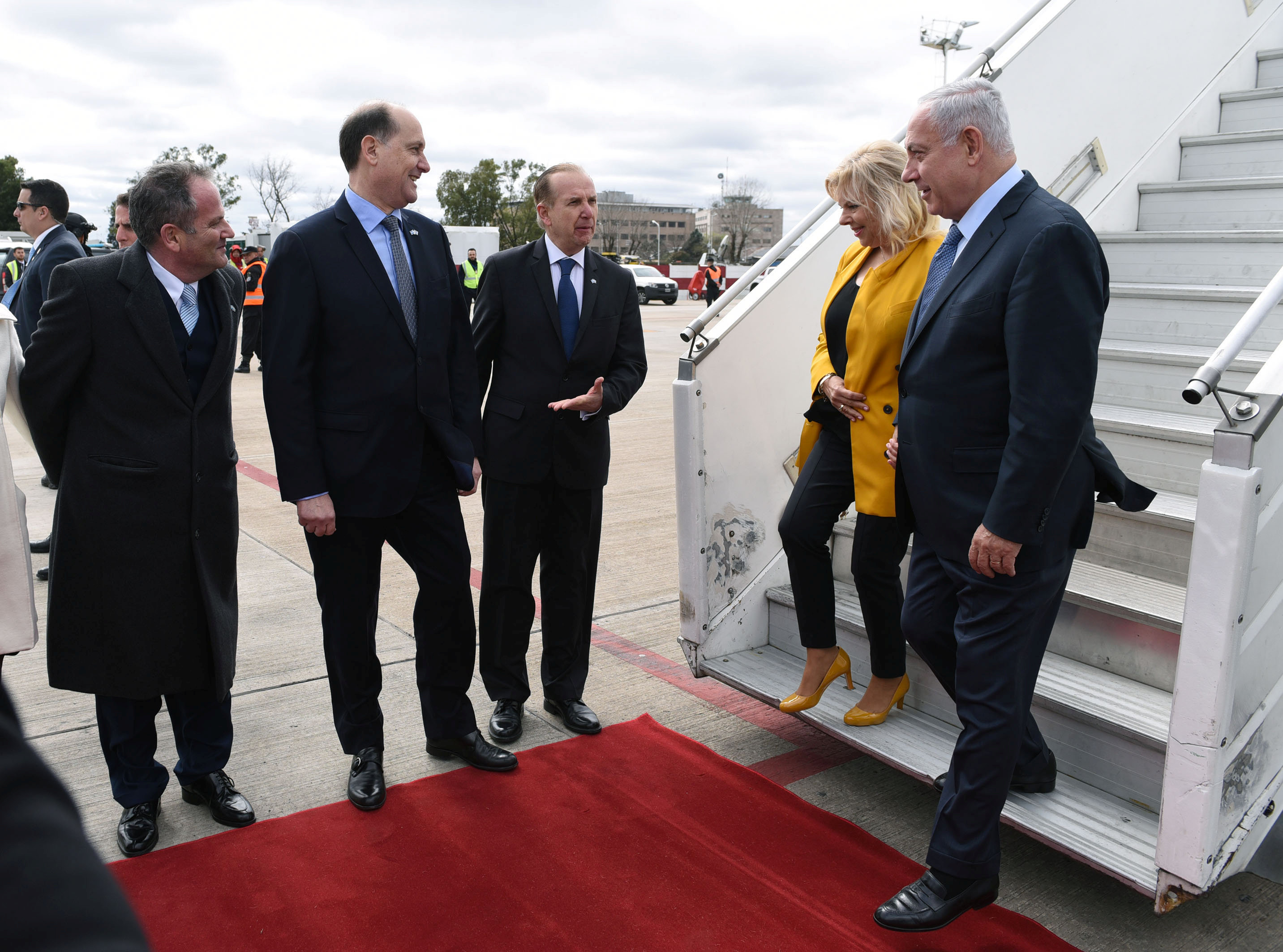 نتنياهو يصل إلى الأرجنتين فى أول محطة ضمن جولة أمريكية لاتينية
