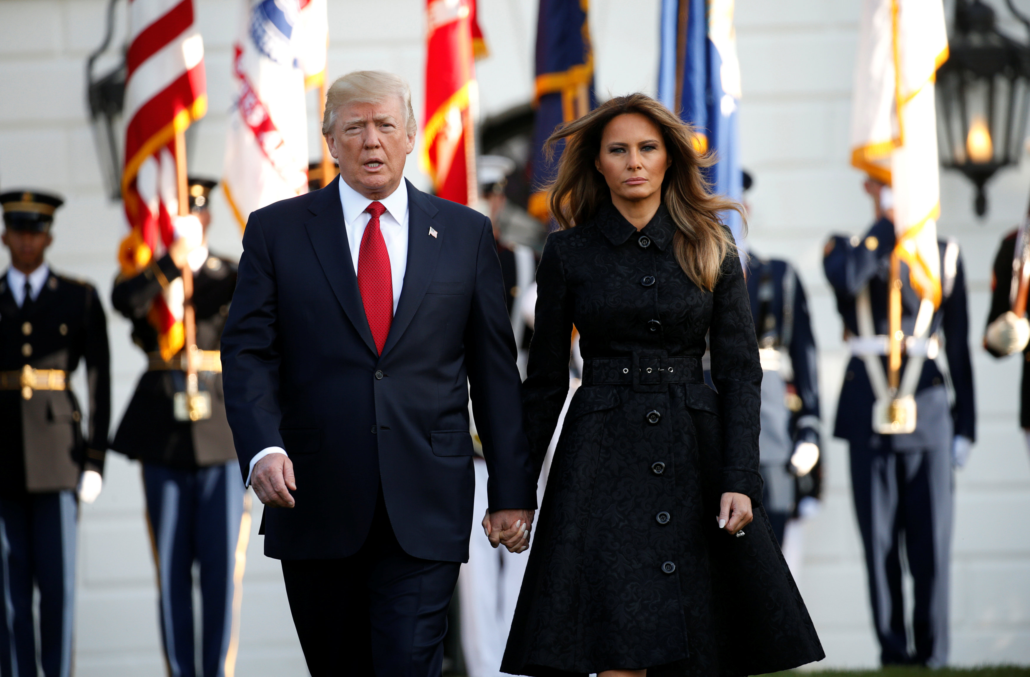 الرئيس الامريكى وزوجته
