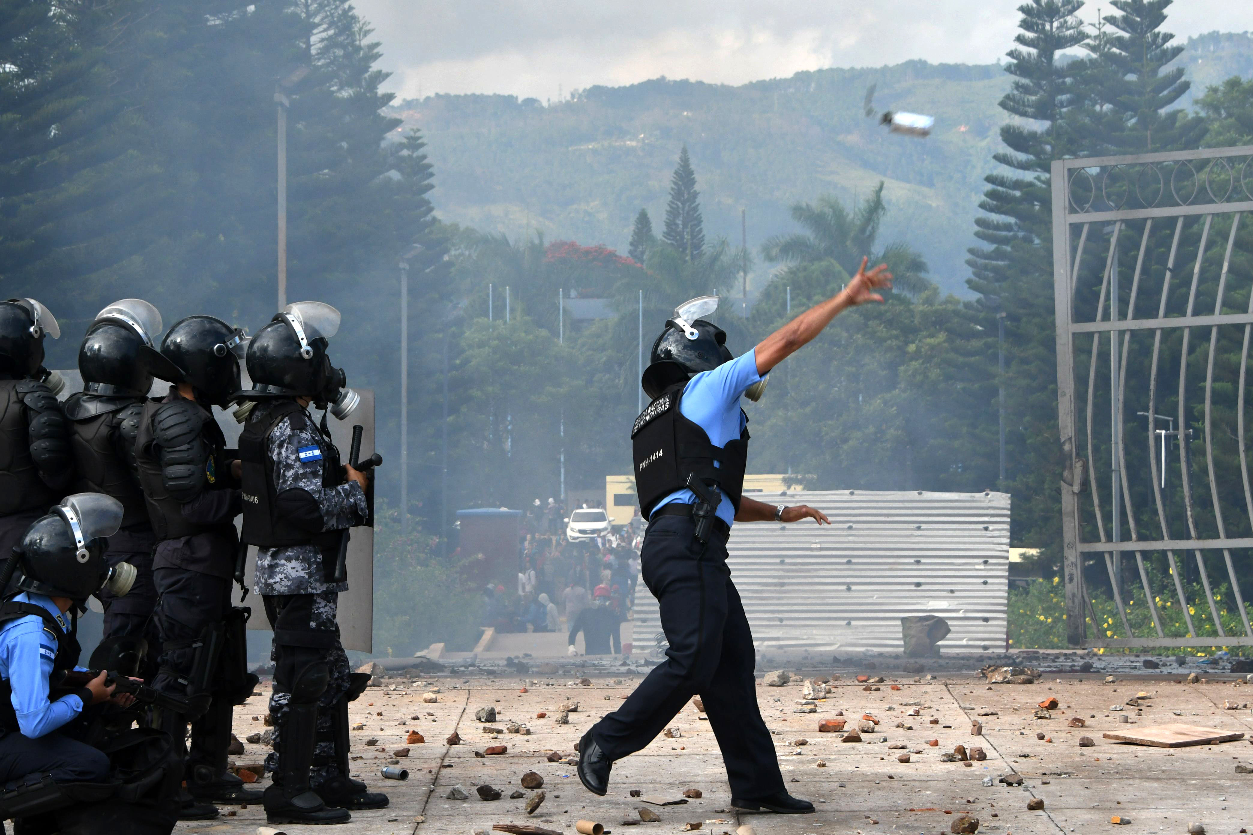 الاشتباكات فى هندوراس
