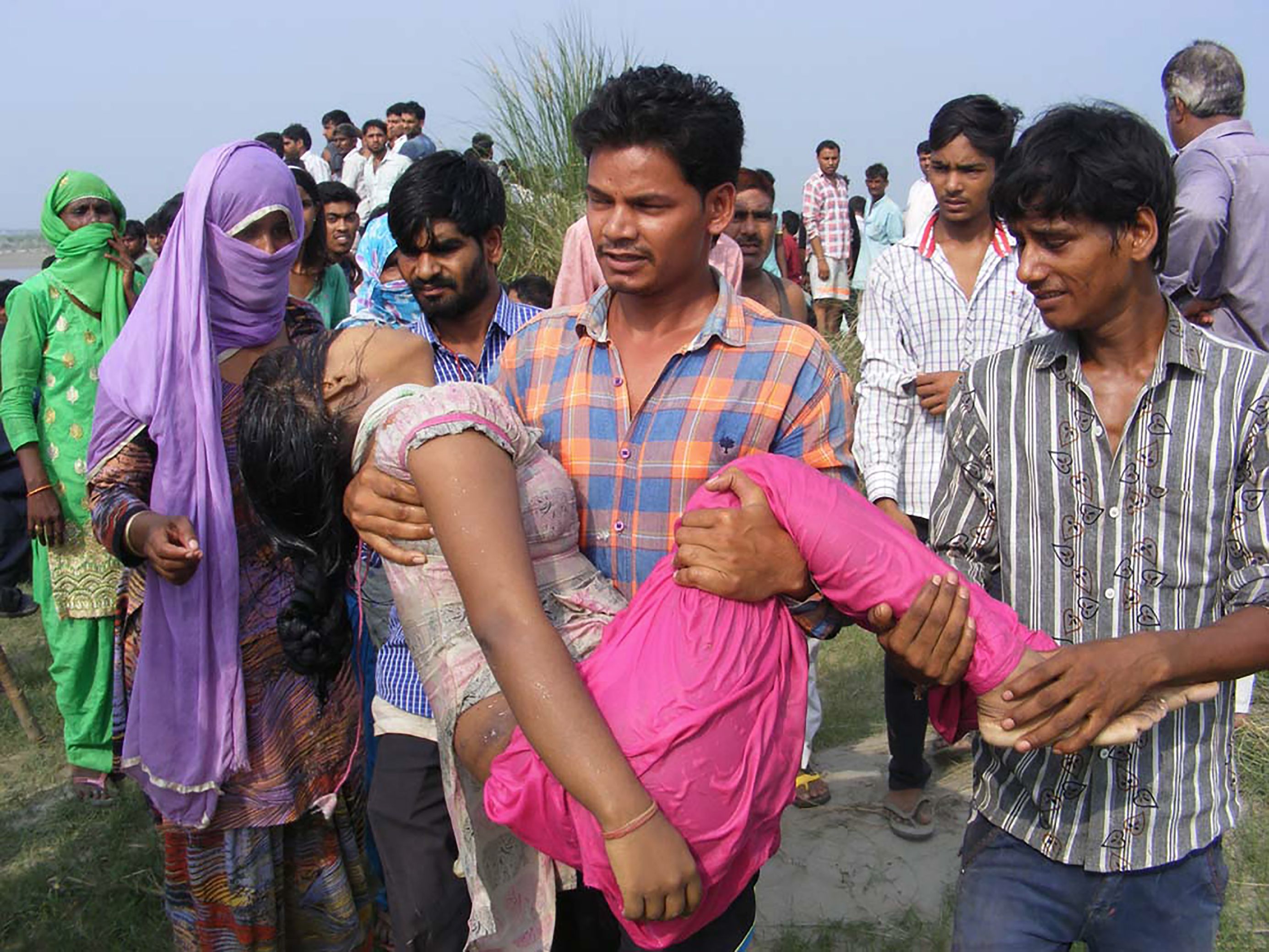 ضحايا حادث الهند
