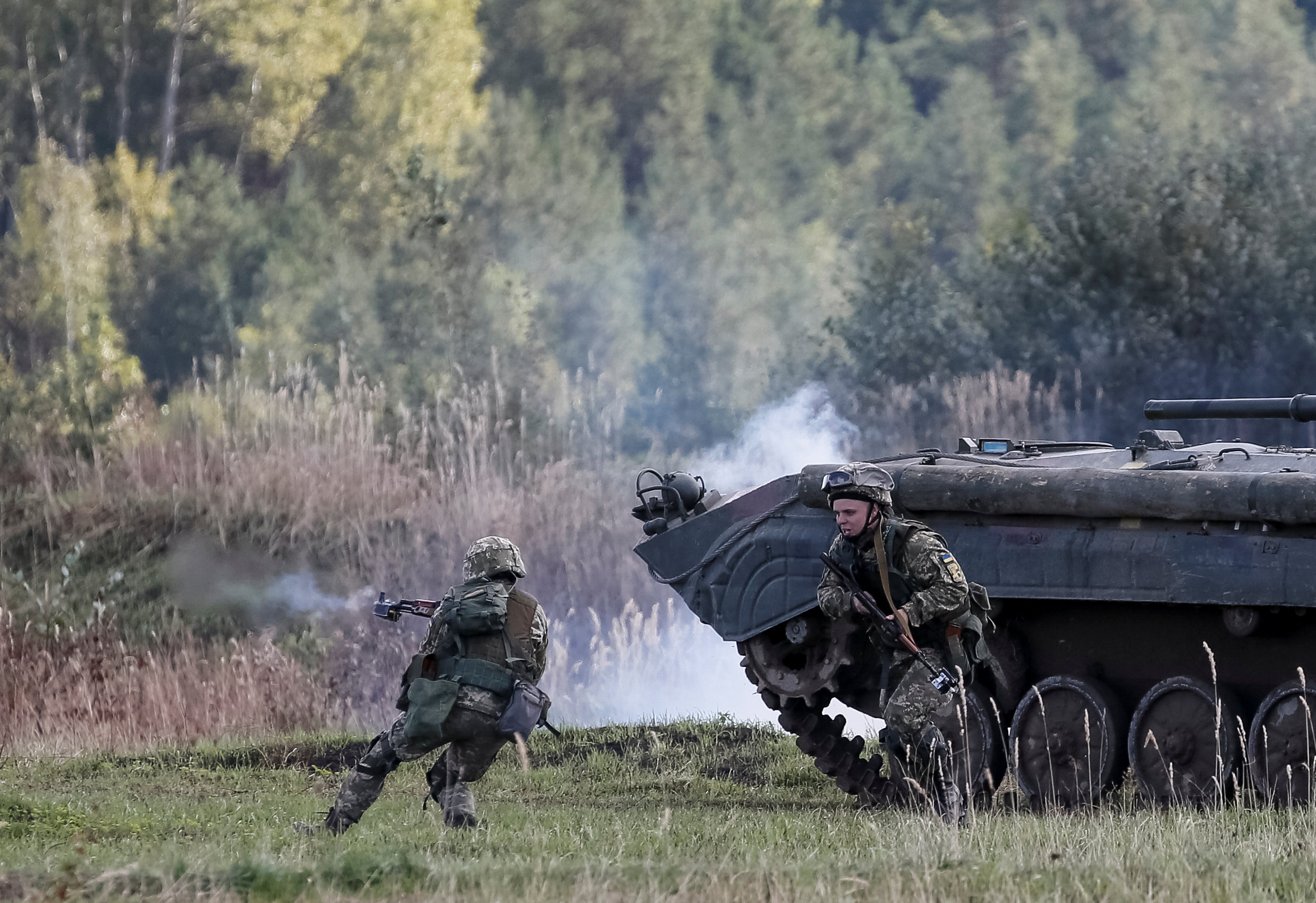 الجيش الأوكرانى يشارك فى المناورات العسكرية لحلف شمال الأطلسى