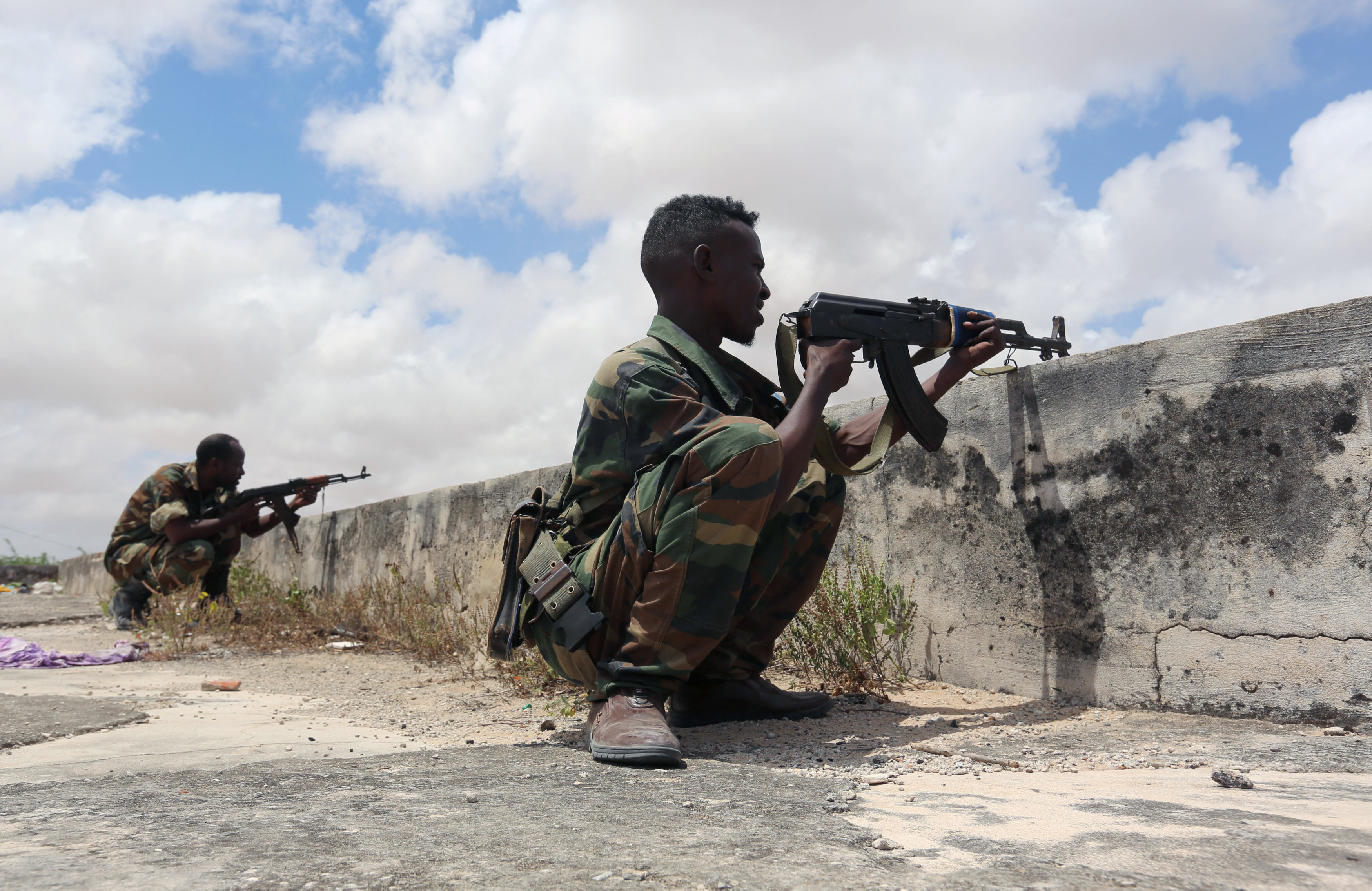 الجيش الصومالى خلال الاشتباكات