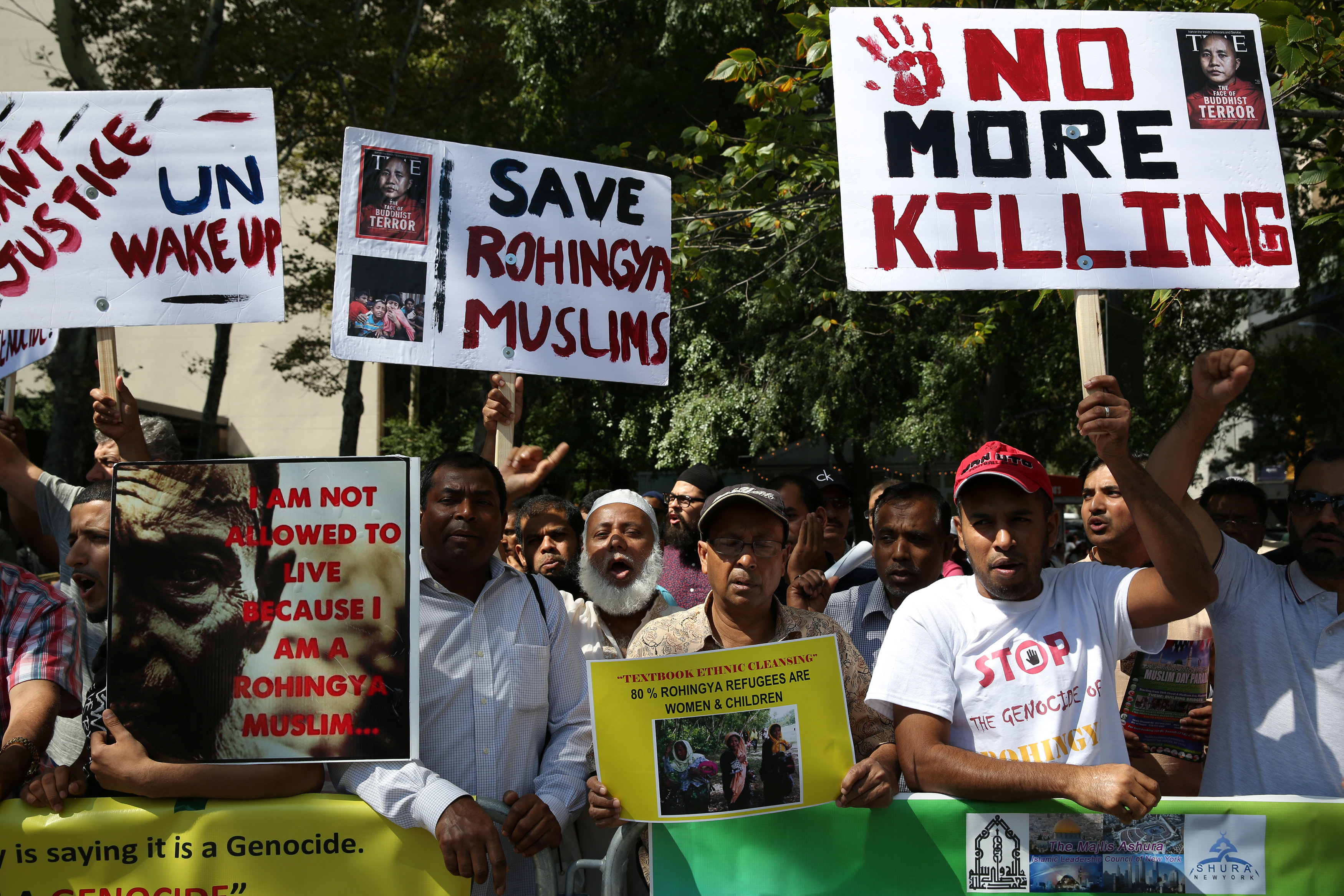 مسلمو أمريكا يطالبون بوقف قتل مسلمى الروهينجا