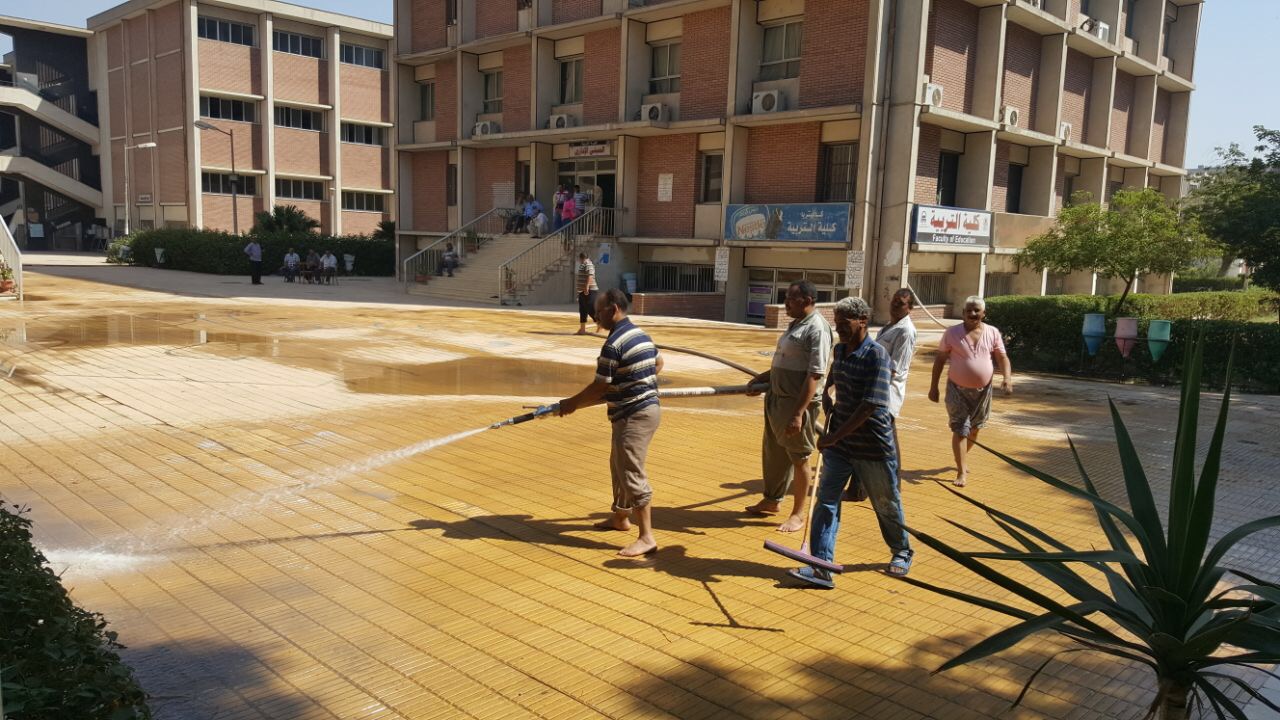 نظافة جامعة أسيوط