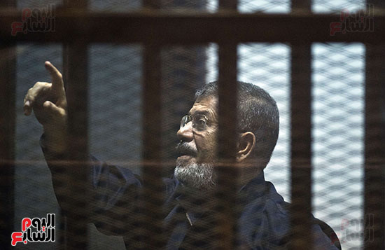 المؤبد للمعزول محمد مرسى فى قضية التخابر مع قطر (6)