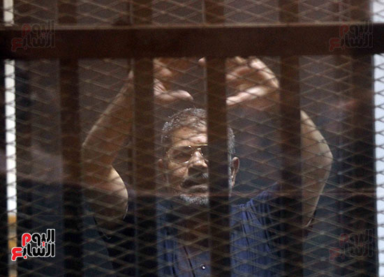 المؤبد للمعزول محمد مرسى فى قضية التخابر مع قطر (4)