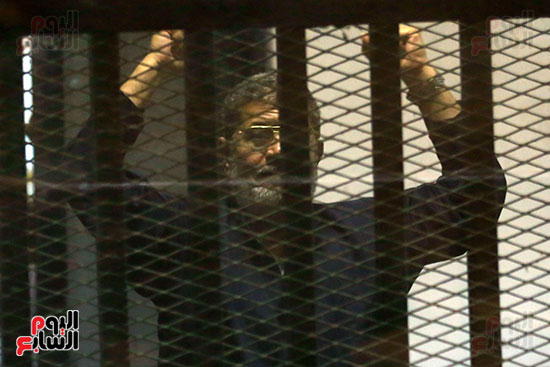 المؤبد للمعزول محمد مرسى فى قضية التخابر مع قطر (14)