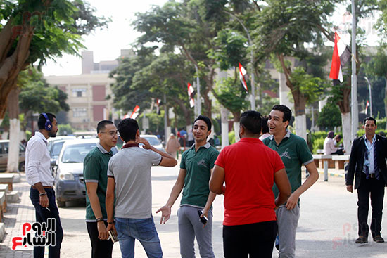 خالد عبد الغفار يشهد أداء تحية العلم وطابور عرض لطلاب جامعة عين شمس  (26)