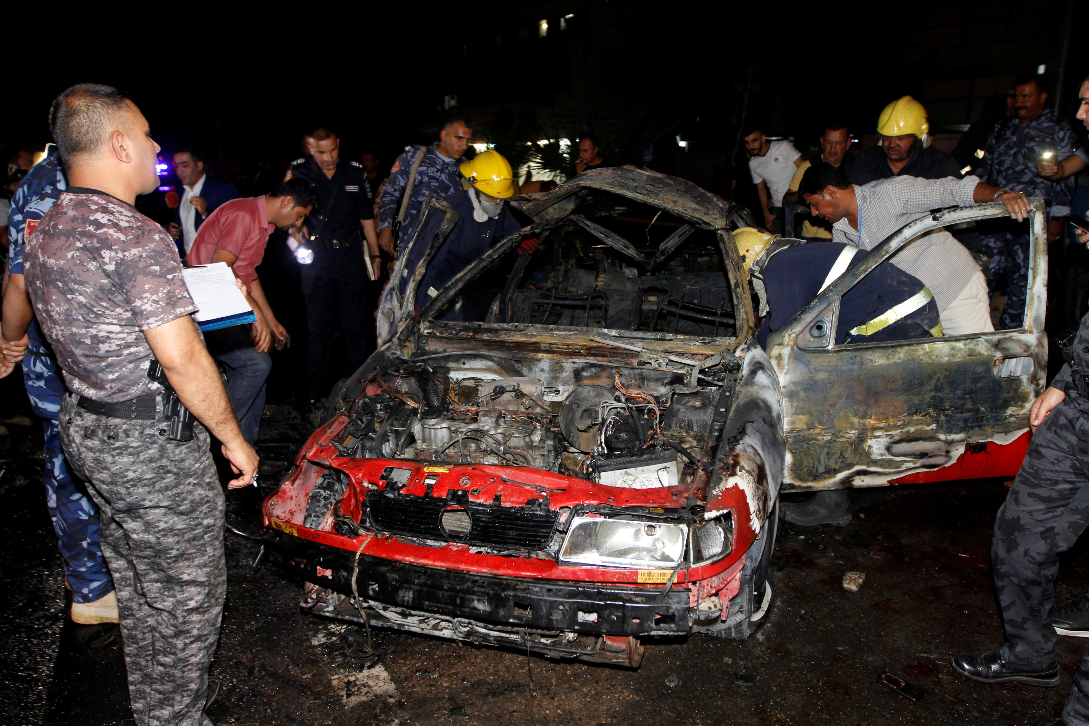 انفجار سيارة مفخخة بكركوك العراقية