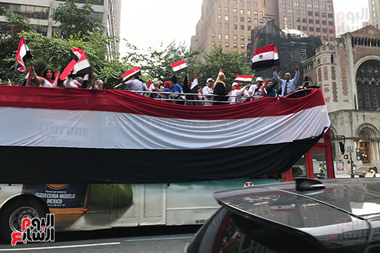 الجالية المصرية تجوب شوارع نيويورك (14)
