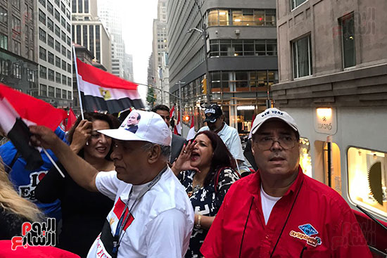 الجالية المصرية تجوب شوارع نيويورك (5)