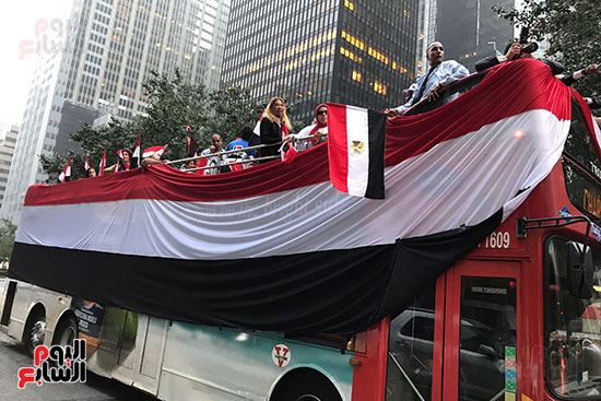 الجالية المصرية تجوب شوارع نيويورك (11)