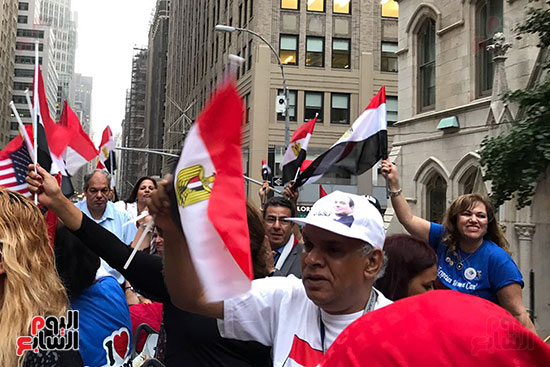 الجالية المصرية تجوب شوارع نيويورك (2)