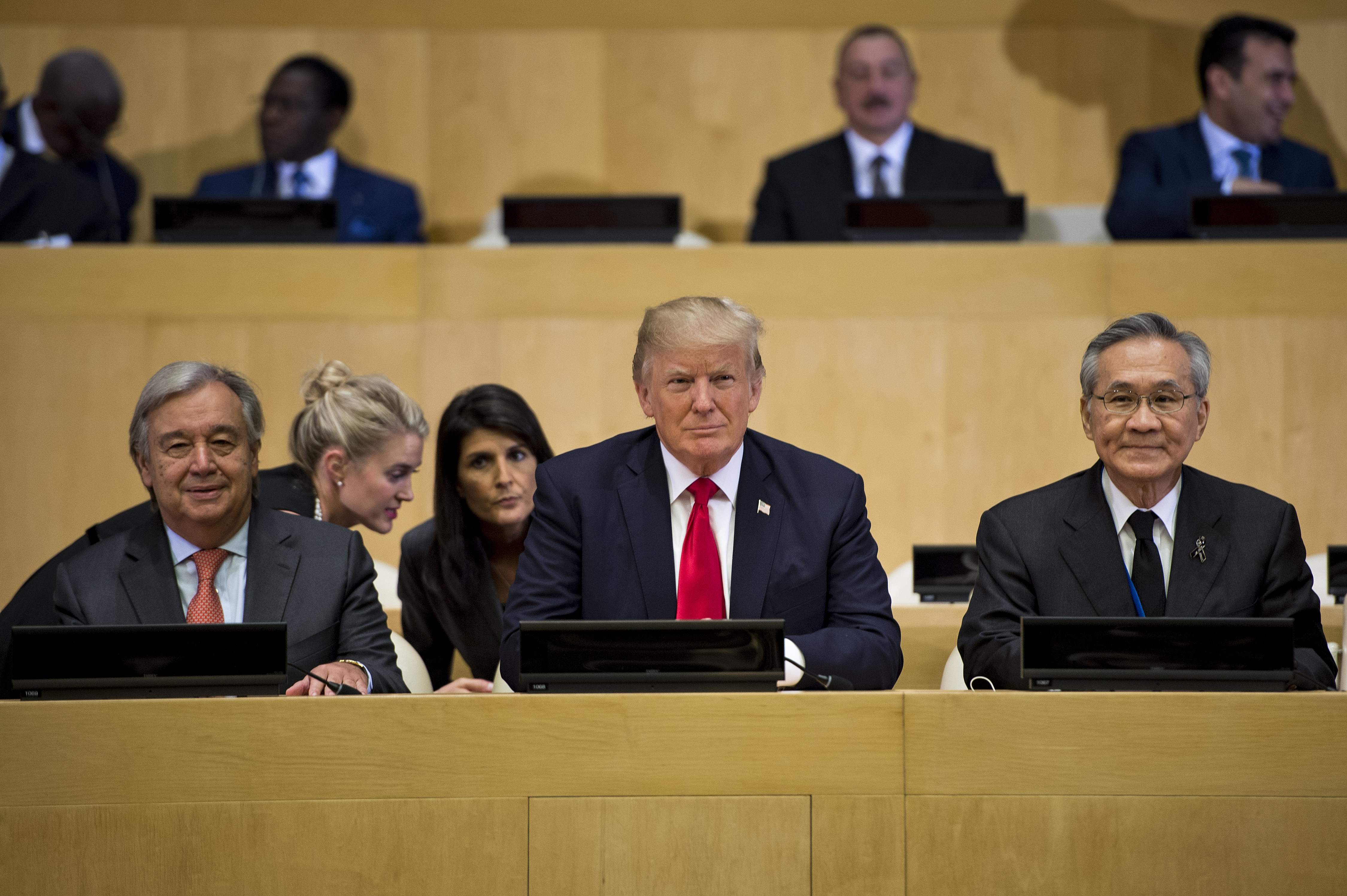 دونالد ترامب يفتتح جلسة الامم المتحدة