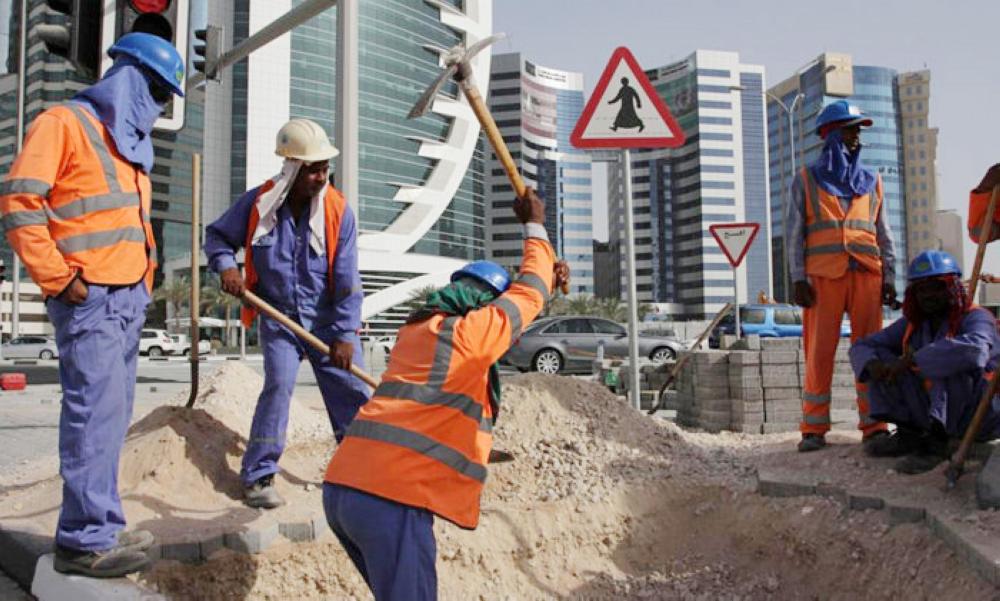 العمال الاجانب فى قطر