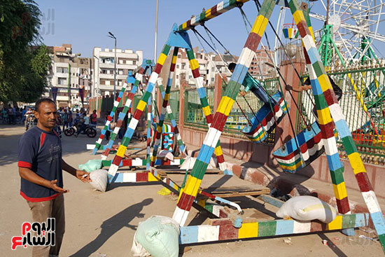 توجه الأطفال للملاهى الشعبية 