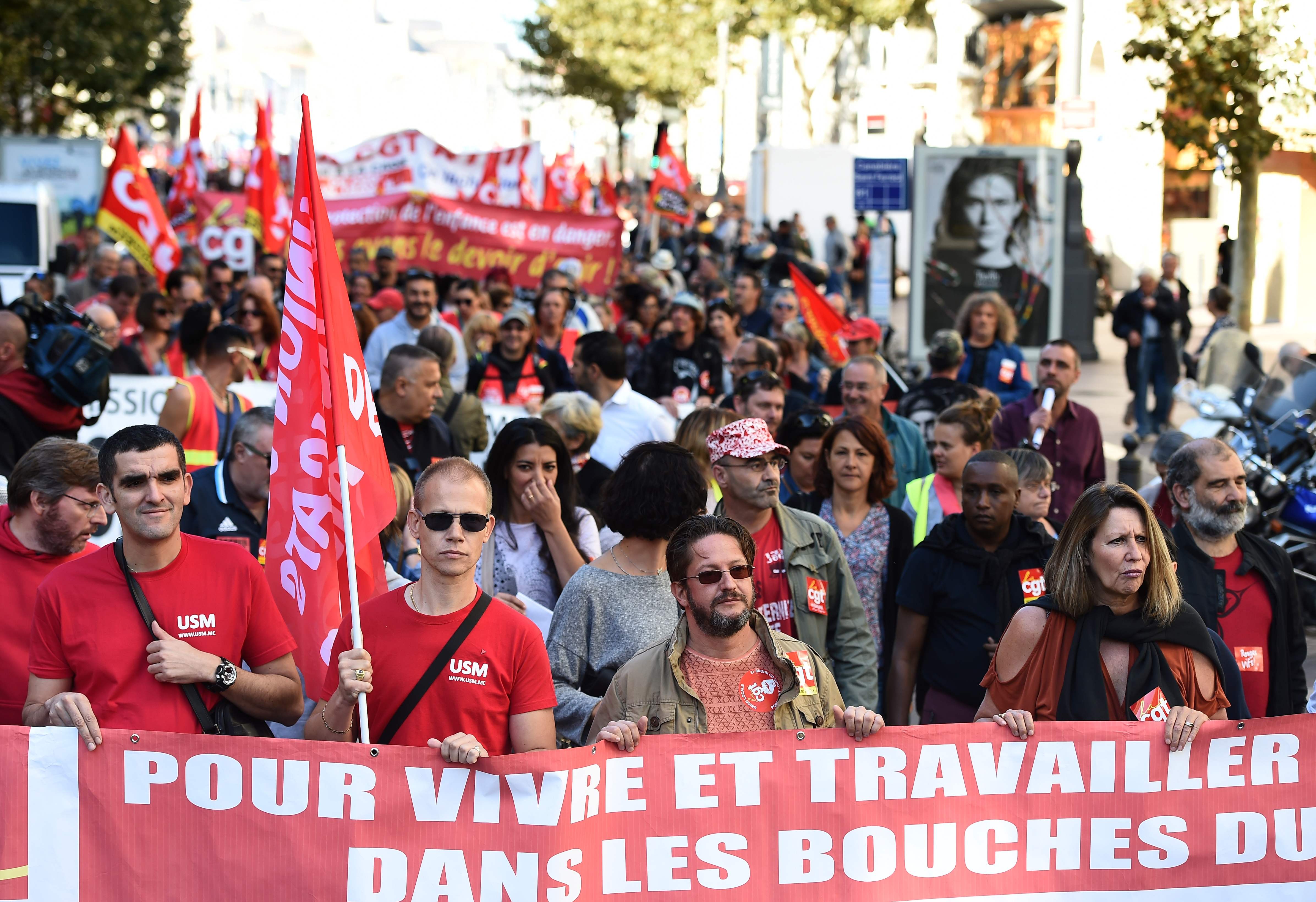 تظاهرات ضد قانون العمل فى فرنسا