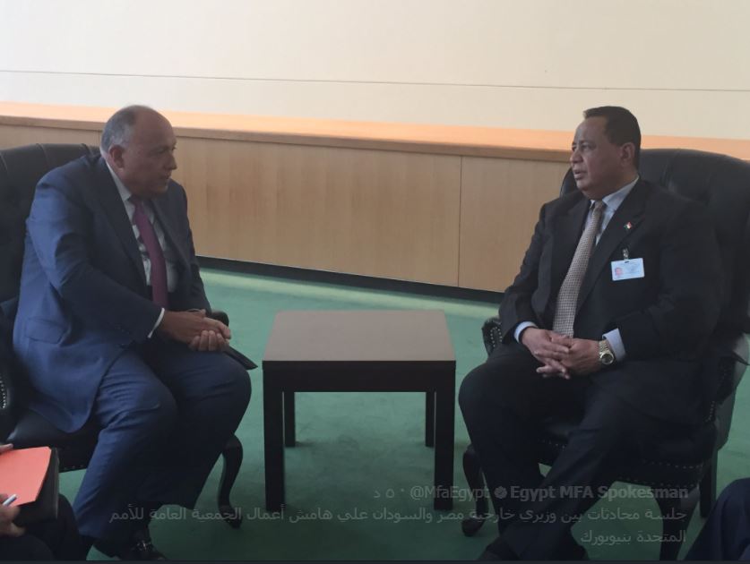 وزيرا خارجية مصر والسودان يلتقيان فى الامم المتحدة