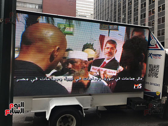 مسيرة بالسيارات للجالية المصرية تجوب شوارع نيوريوك لفضح أمير الإرهاب (57)