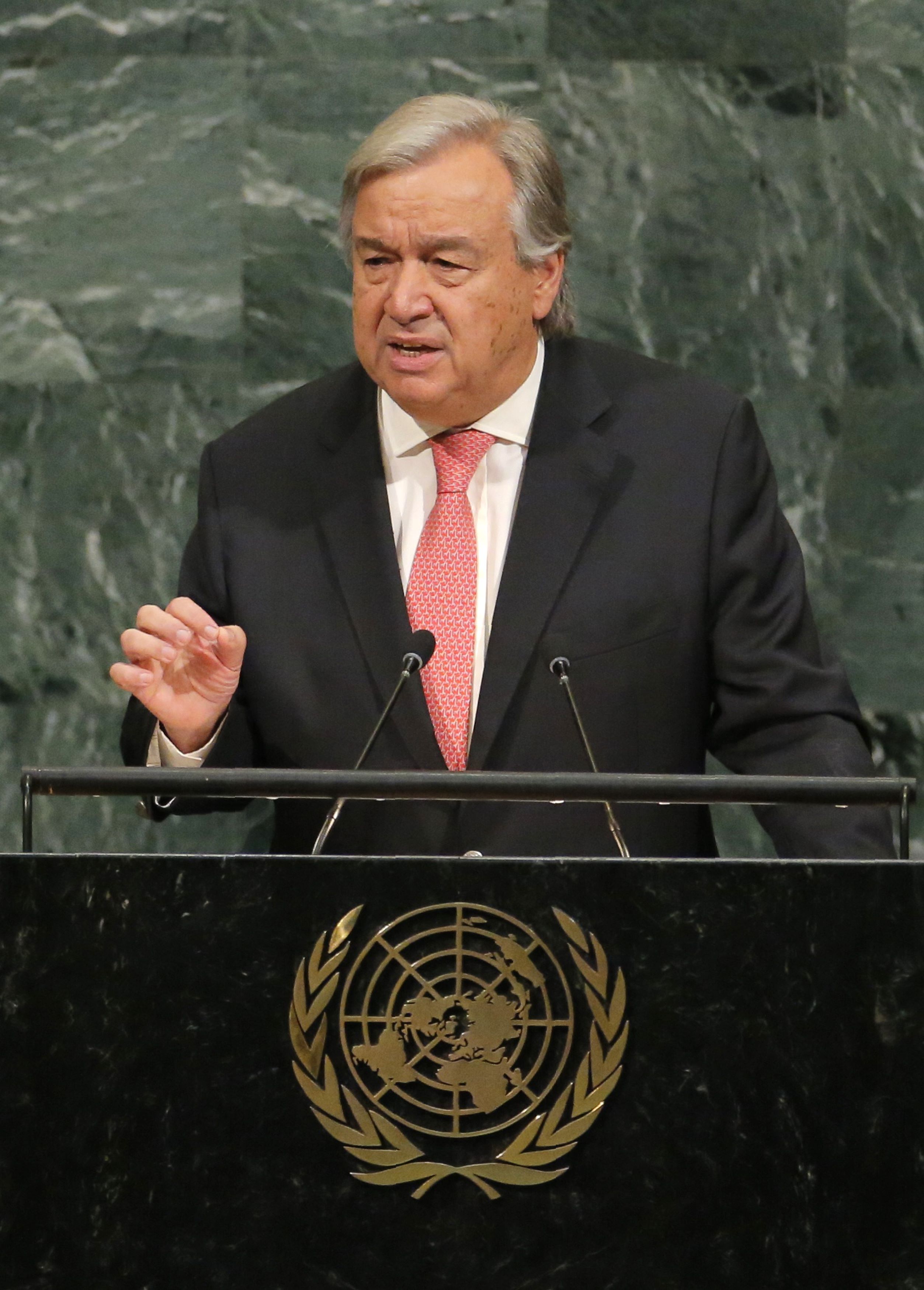 الأمين العام للأمم المتحدة جوتيريس