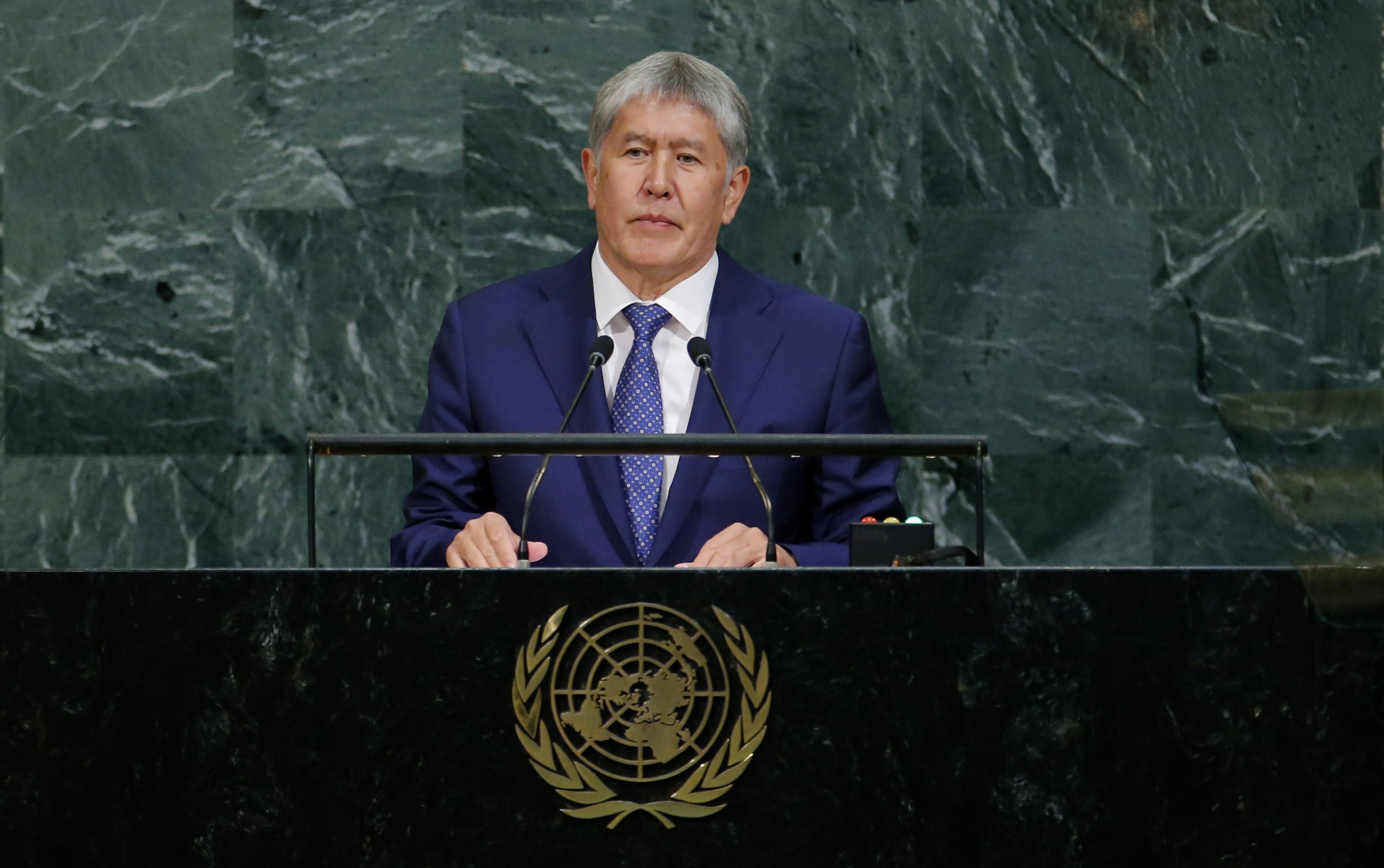 رئيس جمهورية قيرغيزستان أتامباييف