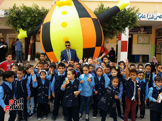  تهيئة تلاميذ الصف الأول للبيئة المدرسة بكفر الشيخ