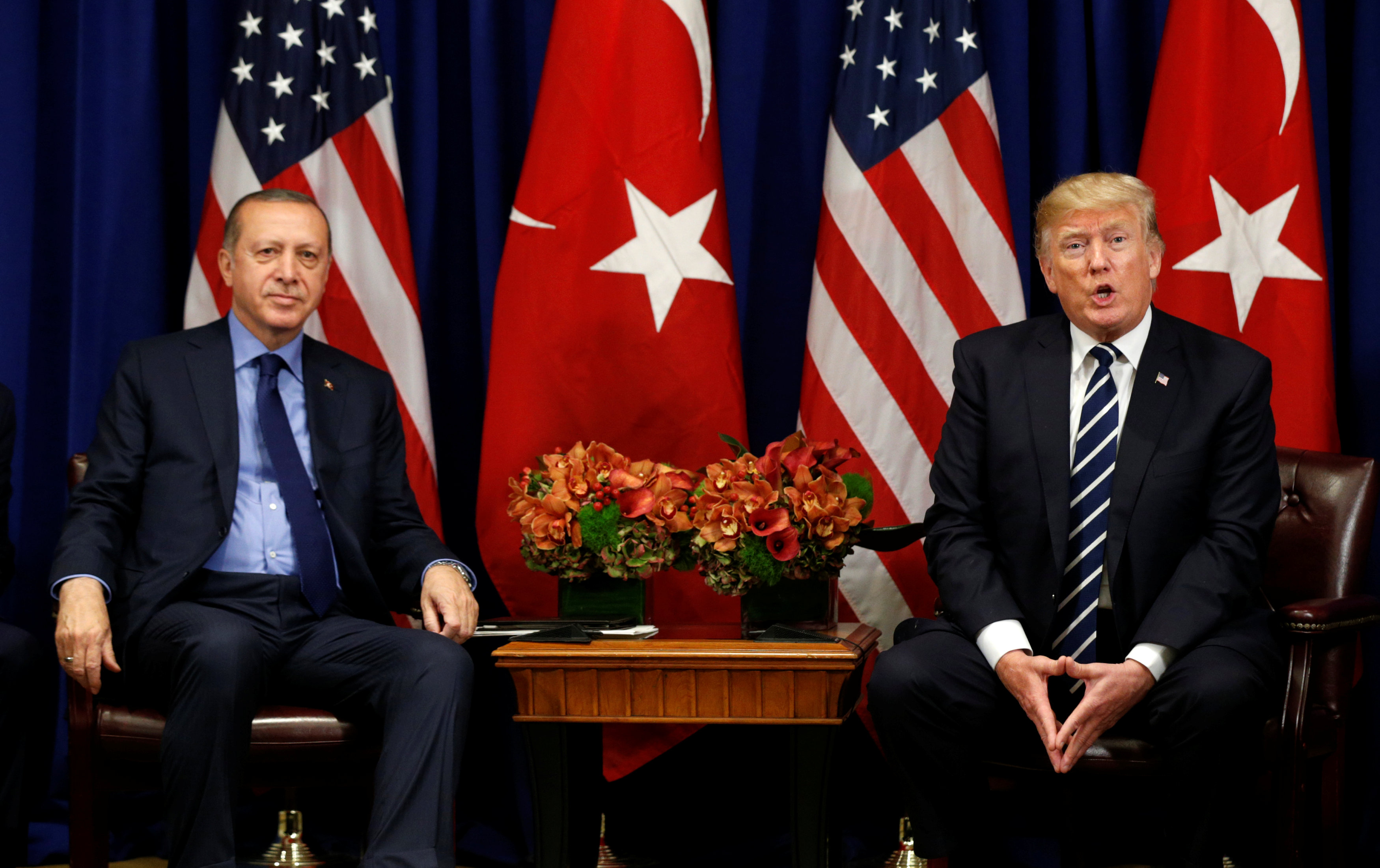 الرئيس التركي ونظيره الأمريكي