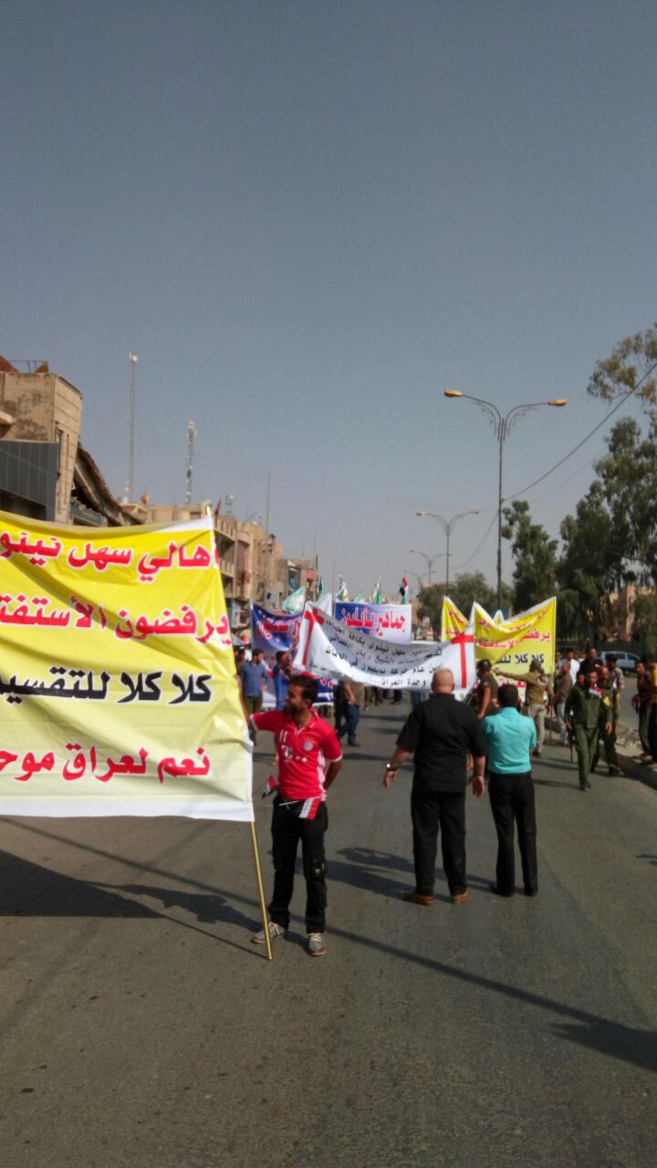 العراقيون يؤكدون رفضهم لاستفتاء كردستان العراق