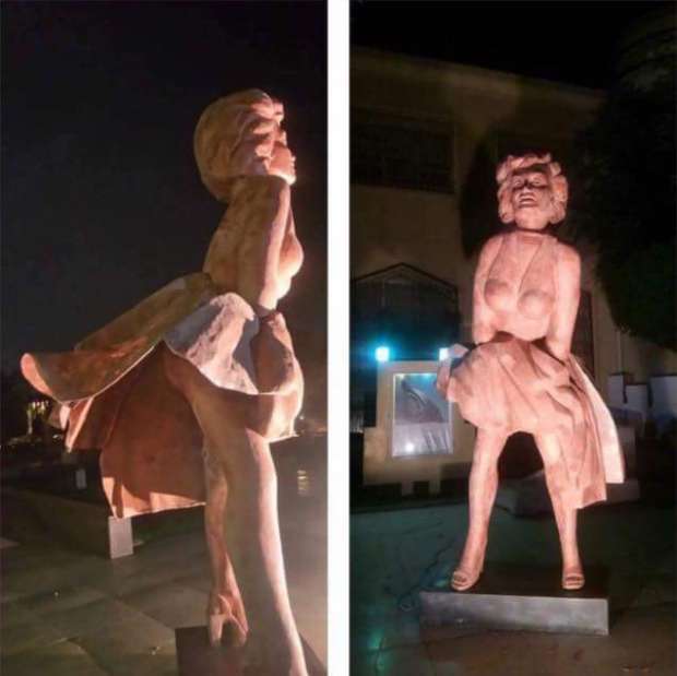  تمثال مارلين مونرو  (2)