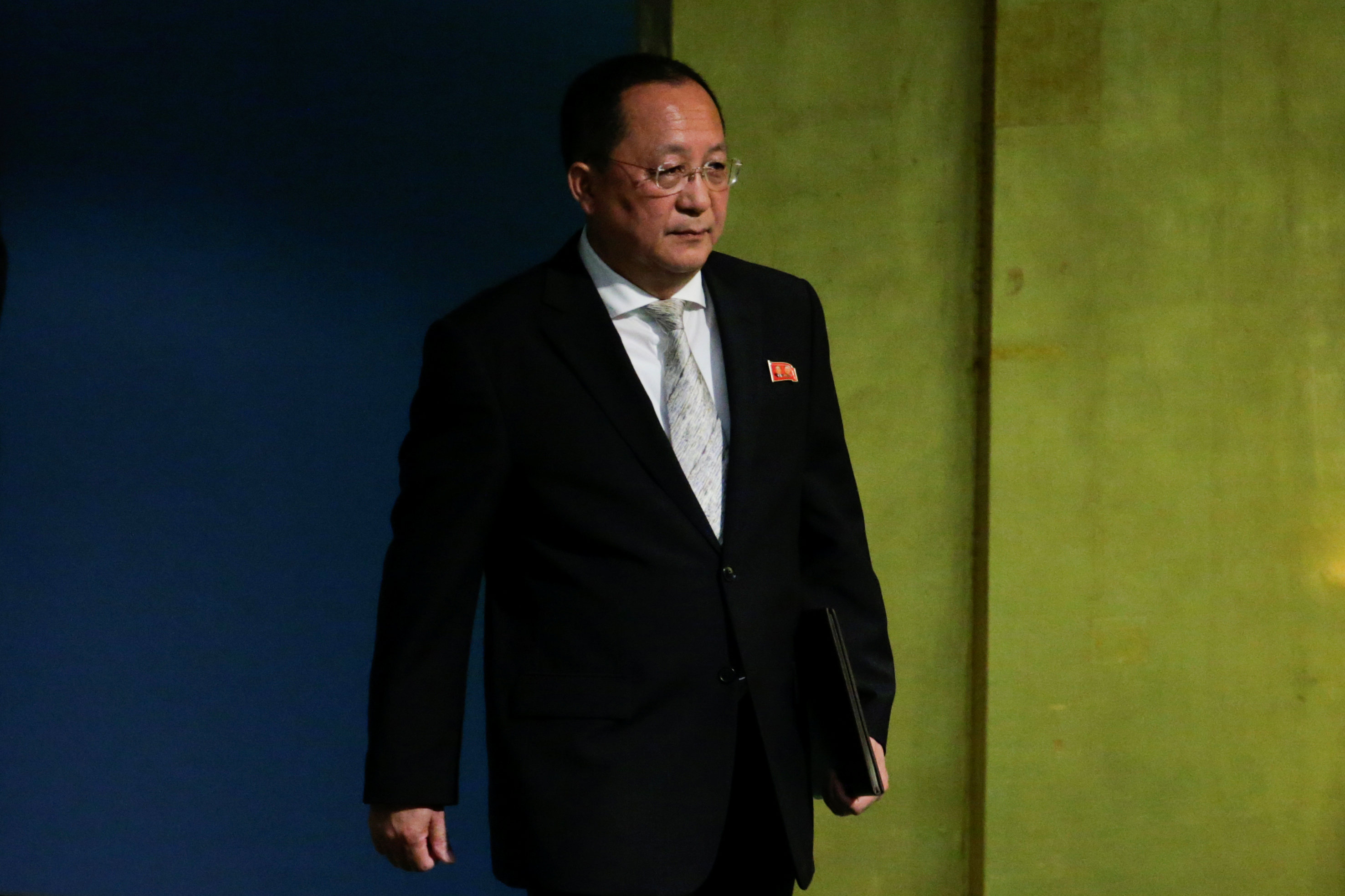 الوزير ري يونغ في الأمم المتحدة