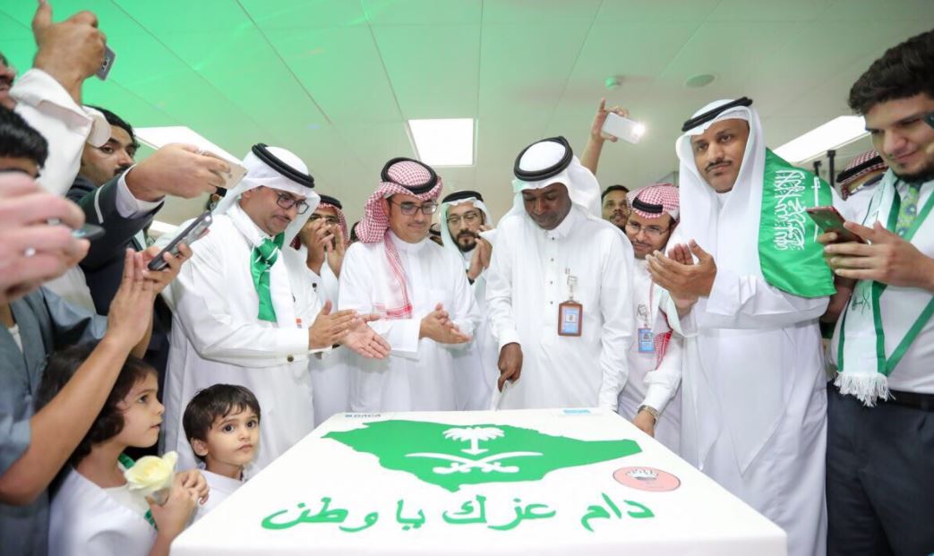 الاحتفال باليوم الوطني السعودي بمطار الملك عبد العزيز