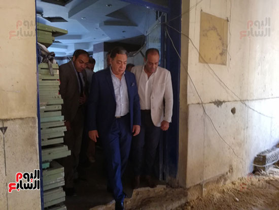 الوزير يتابع الانشاءات الجديدة بالمستشفيات في الاقصر