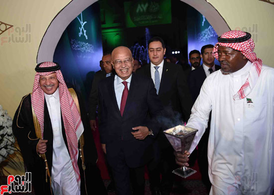 الحفل الذى أقامته سفارة السعودية بالقاهرة بمناسبة احتفالات العيد الوطنى ال ٨٧ للمملكة (10)